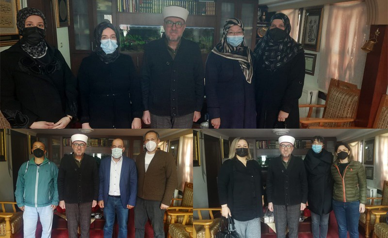 FAZİLETLİ İSKEÇE MÜFTÜMÜZ AHMET METE’YE NEZAKET ZİYARETLERİ DEVAM EDİYOR