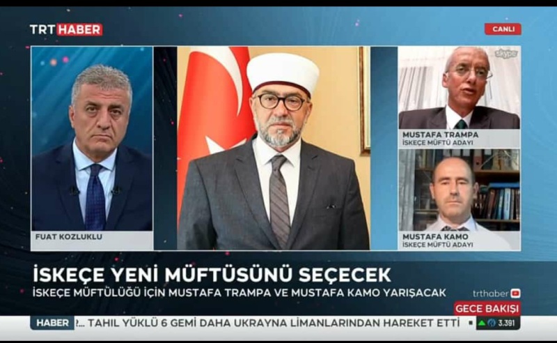 İSKEÇE MÜFTÜ ADAYLARIMIZ MUSTAFA TRAMPA VE MUSTAFA KAMO TRT HABER’E KONUŞTU