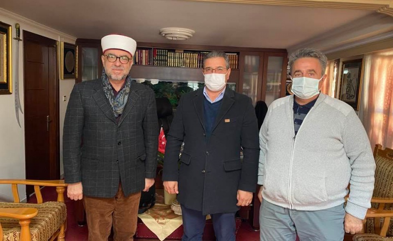 FAZİLETLİ İSKEÇE MÜFTÜMÜZ AHMET METE’YE ZİYARETLER