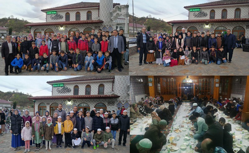 ELMALI KÖYÜNDE ÇOCUKLARA YÖNELİK İFTAR DÜZENLENDİ