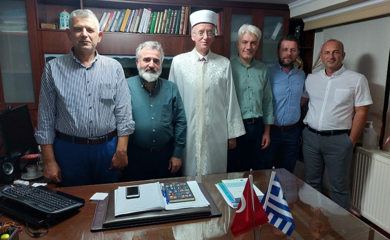 BİHLİMDER FAZİLETLİ MÜFTÜMÜZE ZİYARET GERÇEKLEŞTİRDİ