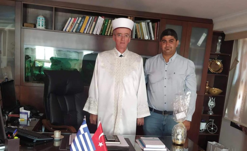 TOPİROS BELEDİYESİ MECLİS BAŞKAN YARDIMCISI FAZİLETLİ MÜFTÜMÜZÜ ZİYARET ETTİ