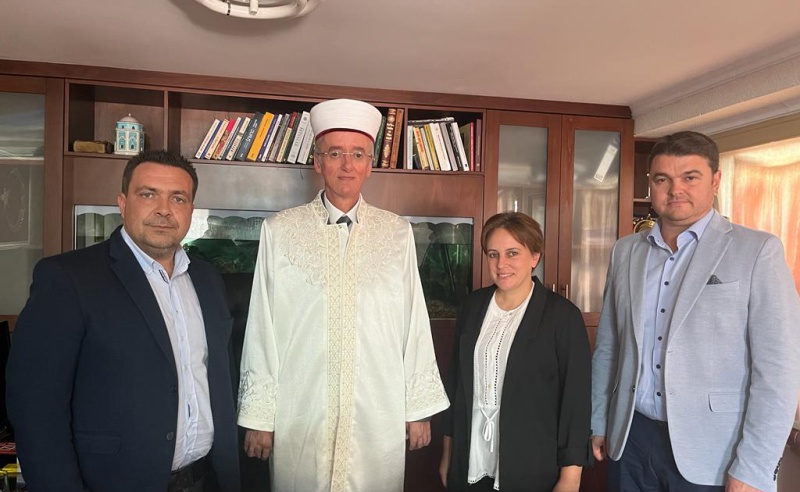 GÜMÜLCİNE TÜRK GENÇLER BİRLİĞİ’NDEN FAZİLETLİ MÜFTÜMÜZE ZİYARET