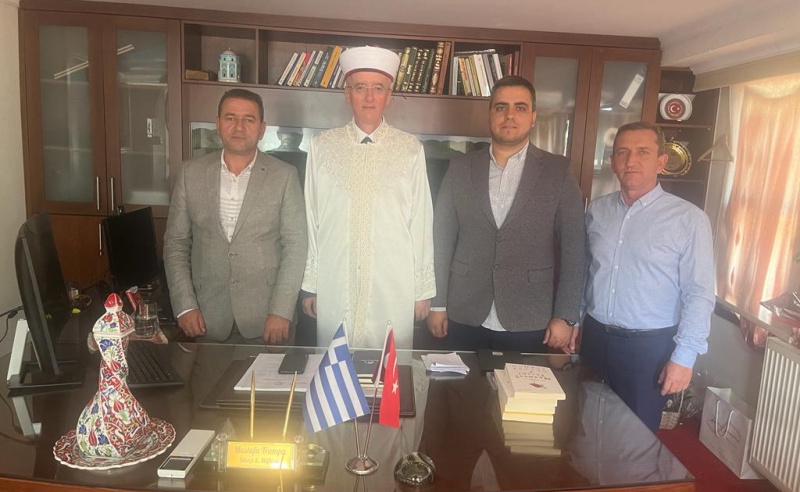 ELMALI KÖYÜ DİN GÖREVLİLERİ FAZİLETLİ MÜFTÜMÜZE ZİYARETTE BULUNDU