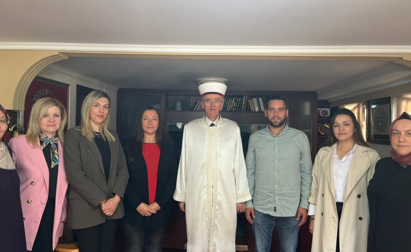 İTB KURS ÖĞRETMENLERİNDEN MÜFTÜMÜZ MUSTAFA TRAMPA’YA ZİYARET 