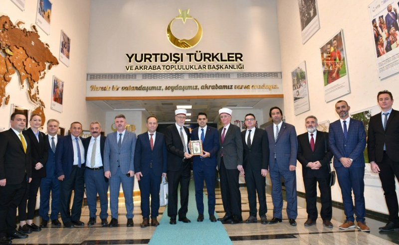 MÜFTÜMÜZ VE BERABERİNDEKİ HEYET ABDULLAH EREN’İ ZİYARET ETTİ