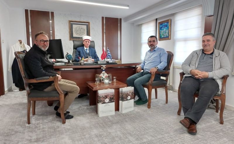 A-NEWS TELEVİZYON KANALININ YAYIN KOORDİNATÖRÜNDEN MÜFTÜMÜZE NEZAKET ZİYARETİ