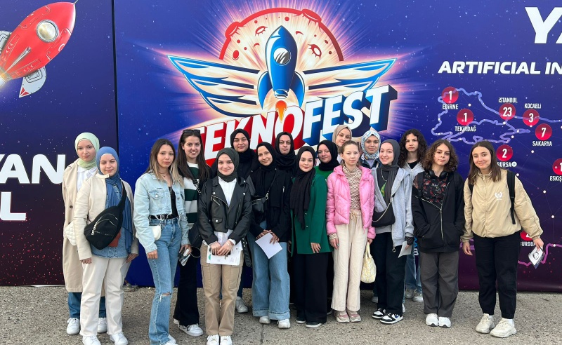 GENÇ MÜFTÜLÜK EKİPLERİNİN BAŞKANLARI TEKNOFEST’E KATILDI