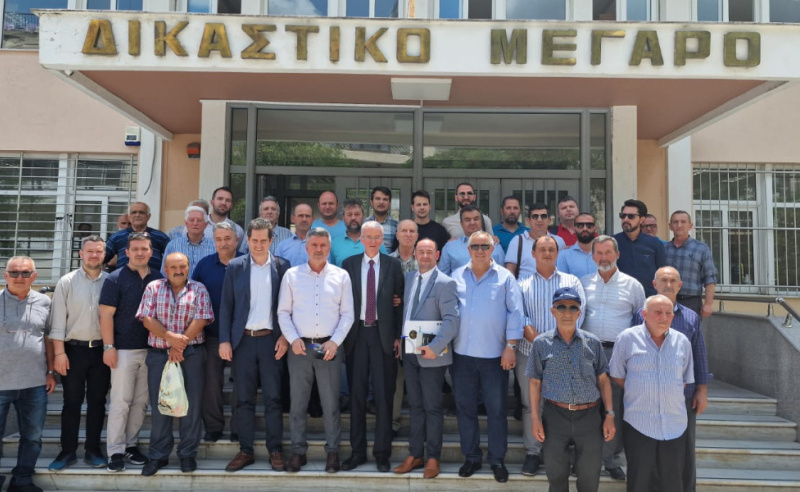 MÜFTÜMÜZ TRAMPA ILICA’DA KUR’AN VE CAMİYE YAPILAN SALDIRININ DAVASINA KATILDI