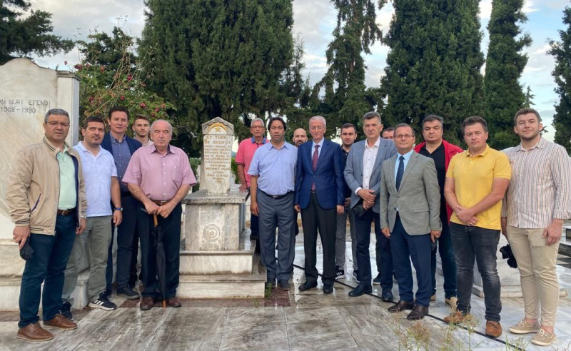MÜFTÜMÜZ TRAMPA MEHMET HİLMİ’NİN ANMA TÖRENİNE KATILDI