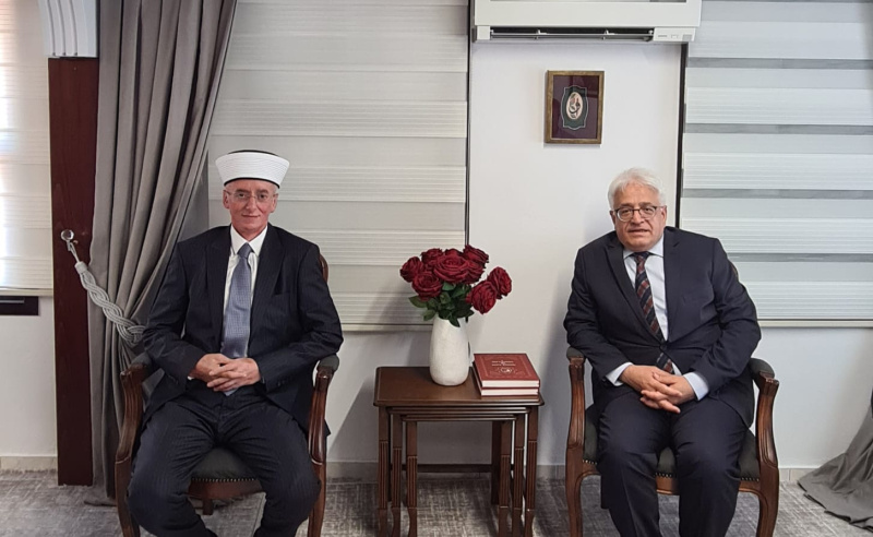 TİKA BAŞKAN YARDIMCISI MAHMUT ÇEVİK’TEN MÜFTÜMÜZE NEZAKET ZİYARETİ