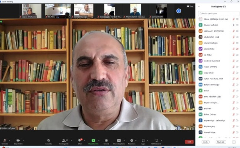 PROF. DR. İSMAİL SAĞLAM’DAN ‘‘İNSANIN KENDISINI SÜREKLI GELIŞTIRME ZORUNLULUĞU’’ ADLI ÇEVRİM İÇİ KONFERANS