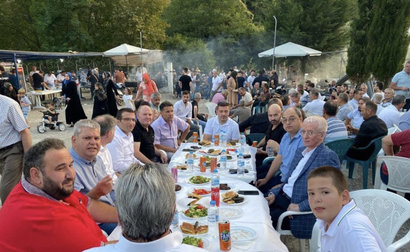 FAZİLETLİ MÜFTÜMÜZ MUSTAFA TRAMPA ŞAHİN KERMESİNE KATILDI