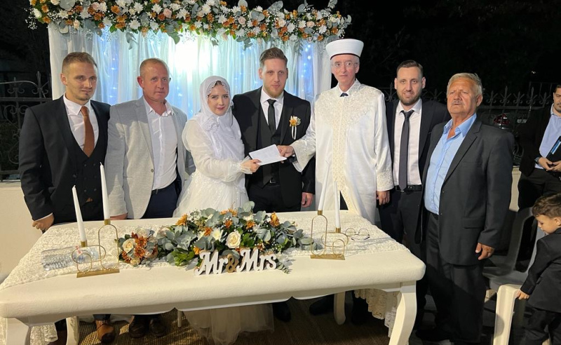 MÜFTÜMÜZ NİKAH MERASİMİNE KATILDI