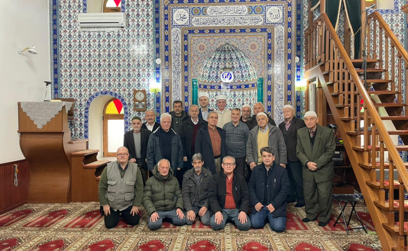 MÜFTÜMÜZ CUMA NAMAZINI SÜNNE CAMİİNDE EDA ETTİ