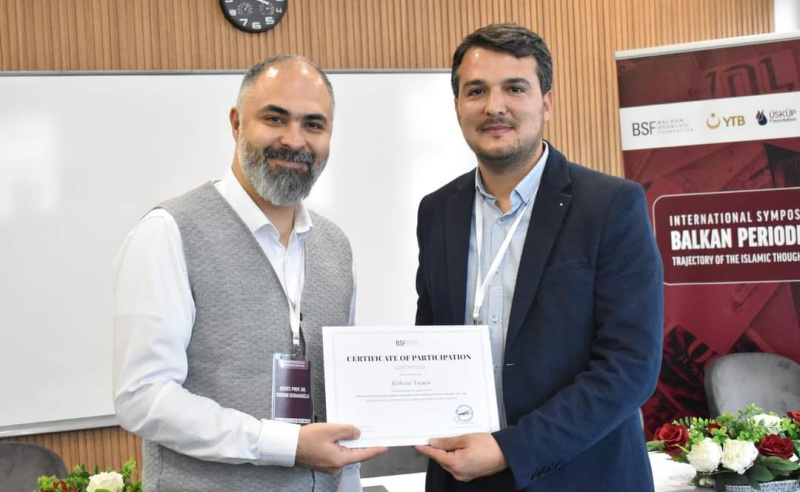 DİN HİZMETLERİ ŞUBE MÜDÜRÜMÜZ ÜSKÜP’TE DÜZENLENEN ULUSLARARASI SEMPOZYUMA KATILDI