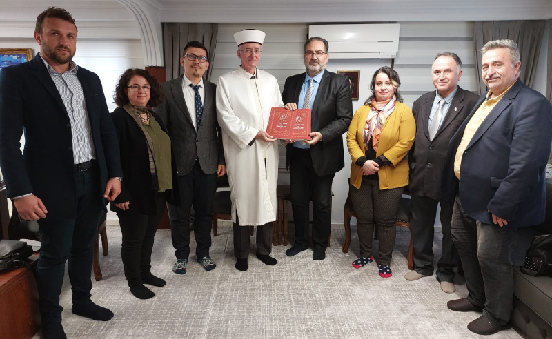 EDİRNE TRAKYA ÜNİVERSİTESİ’NDEN BİR HEYET  MÜFTÜLÜĞÜMÜZÜ ZİYARET ETTİ