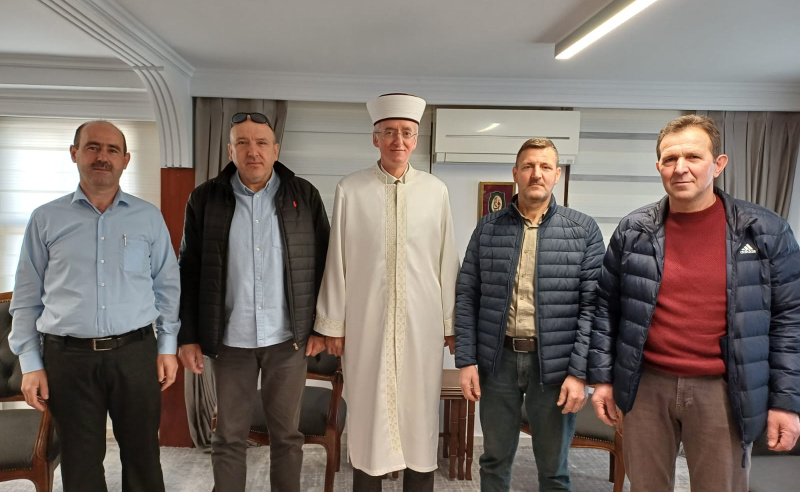  KOZLUCA MÜTEVELLİ HEYETİNDEN MÜFTÜMÜZE ZİYARET