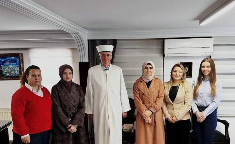 BATI TRAKYA AZINLIĞI YÜKSEK TAHSİLLİLER DERNEĞİ KADINLAR KOLUNDAN MÜFTÜLÜĞÜMÜZE ZİYARET
