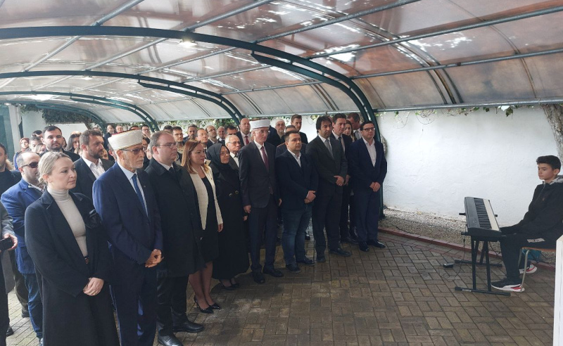 MÜFTÜMÜZ T.C. GÜMÜLCİNE BAŞKONSOLOSLUĞU’NDA DÜZENLENEN   İSTİKLAL MARŞININ KABULÜ VE ŞEHİTLERİ ANMA TÖRENİNE KATILDI