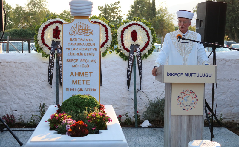 MÜFTÜMÜZ AHMET METE VEFATININ İKİNCİ YILINDA ANILDI