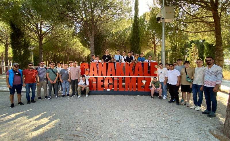 GENÇLERİMİZ ÇANAKKALE ECEABAT GENÇLİK KAMPINA KATILDI