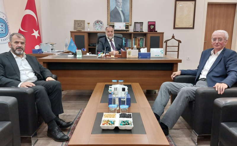 FAZİLETLİ MÜFTÜMÜZ MEZUN OLDUĞU İLAHİYAT FAKÜLTESİNİ ZİYARET ETTİ