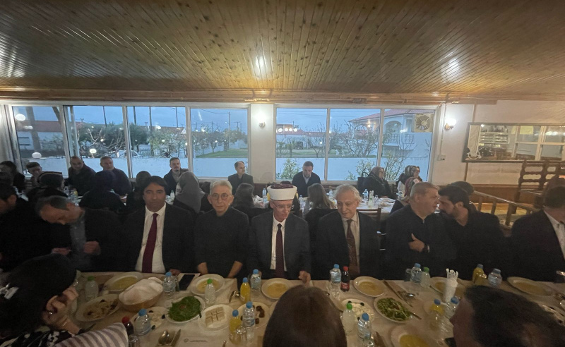 MÜFTÜMÜZ AZINLIK ORTAOKUL VE LİSESİ OKUL AİLE BİRLİĞİ’NİN İFTARINA KATILDI